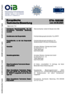 Europäische Technische Bewertung ETA (ETA-18-0549)